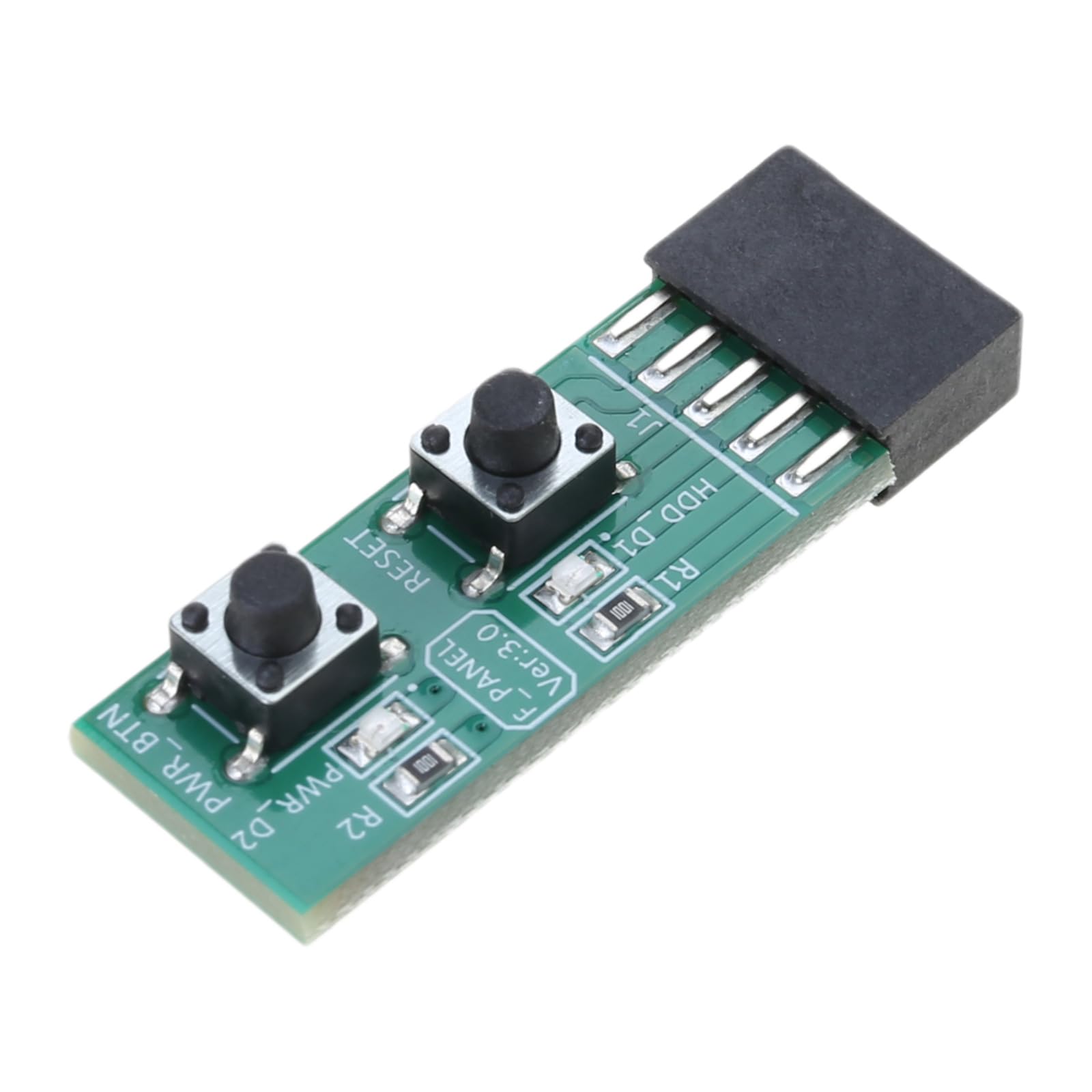 Amazon.co.jp: 2x5ピンリセットパワースイッチを備えたコンピューター